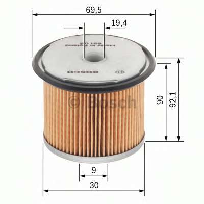 Фильтр топливный Opel Combo 1.7DI/CDTI 01-