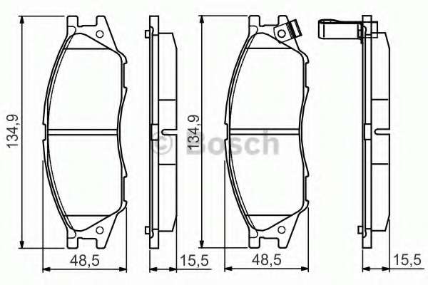 Колодки тормозные (передние) Nissan Almera II 02-/Sunny 00-03