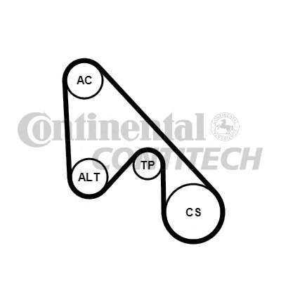 Поликлиновой ременный комплект