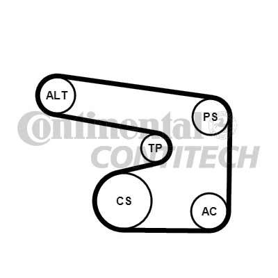 Поликлиновой ременный комплект