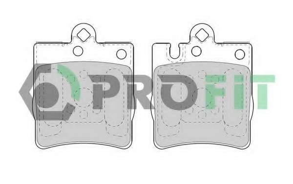 Комплект тормозных колодок, дисковый тормоз