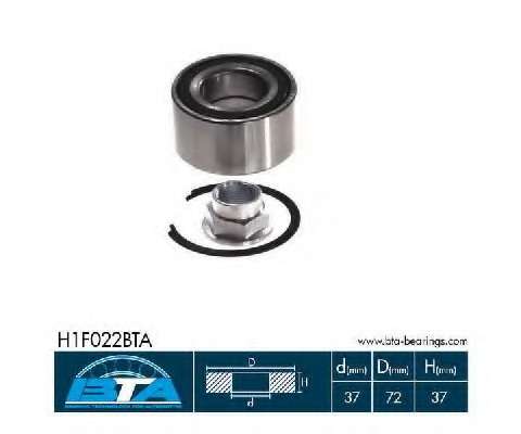 Комплект подшипника ступицы колеса