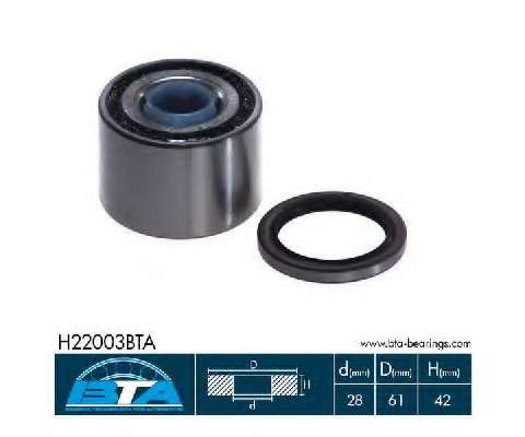 Комплект подшипника ступицы колеса