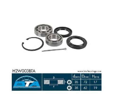 Комплект подшипника ступицы колеса