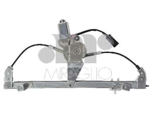 Стеклоподъемник (передний) Fiat Doblo 01- (L) (электро) (с моторчиком)