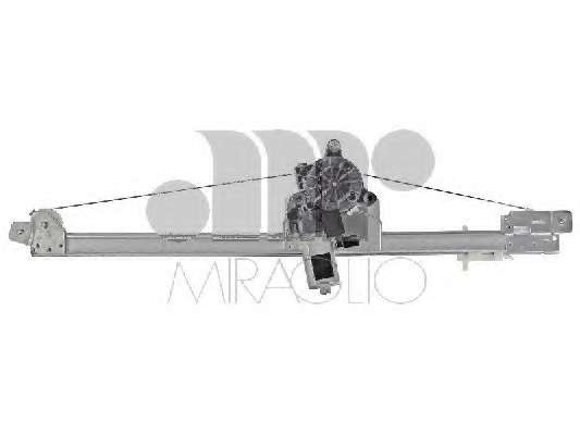 Стеклоподъемник (передний) Renault Trafic/Opel Vivaro 01- (L) (электро) (с моторчиком)