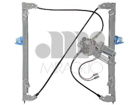 Стеклоподъемник (передний) Peugeot 206 07- (R) (электро) (с моторчиком)