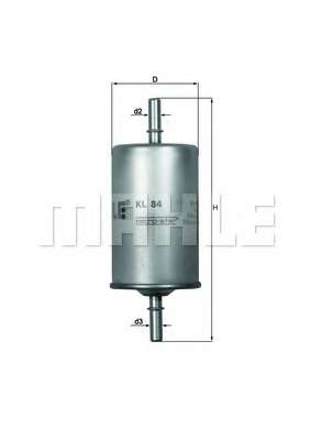 Фильтр топливный Opel Combo (бензин)