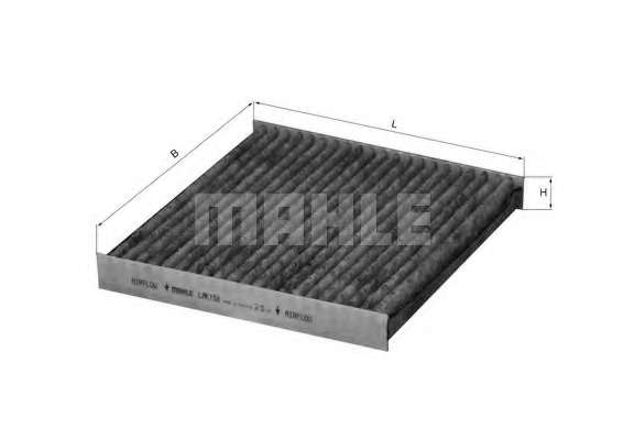 Фильтр салона Mazda 6 08/02- (угольный)