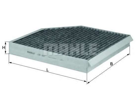 Фильтр салона Audi A6/A7/A8 10- (угольный)