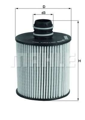 Фильтр масляный Fiat Doblo 1.6/2.0D 10-