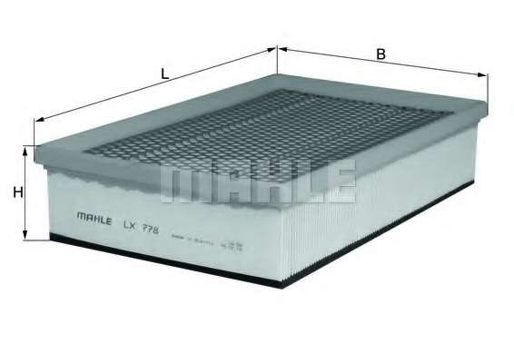 Фильтр воздушный BMW 7 (E65/E66/E67) 3.5-4.5i/4.0d 01-08 (с поролоном)