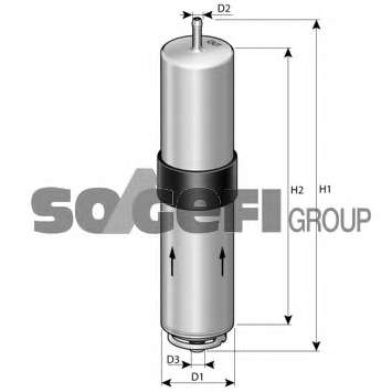 Фильтр топливный BMW 3 (E90) 1.8-3.0D 06-