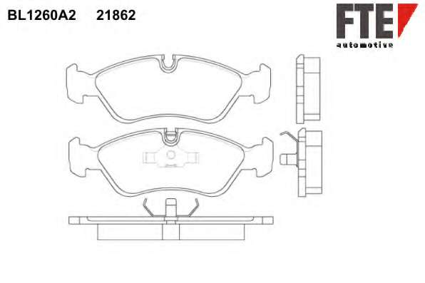 Направляющий болт, корпус скобы тормоза