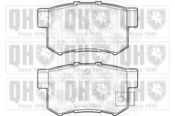 Комплект тормозных колодок, дисковый тормоз
