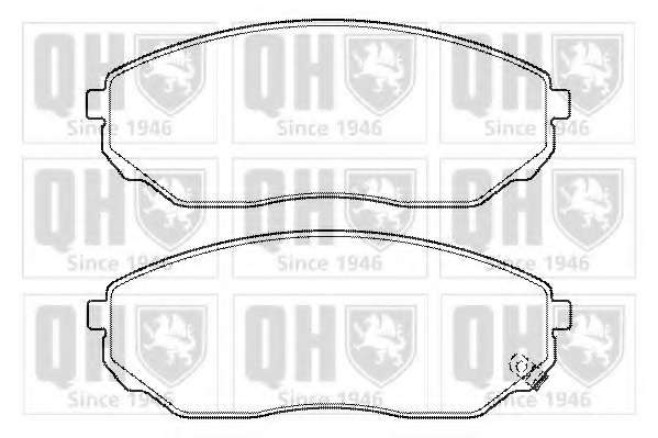 Комплект тормозных колодок, дисковый тормоз