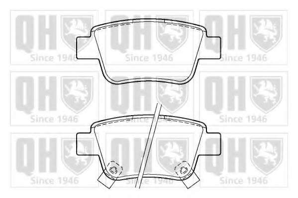 Комплект тормозных колодок, дисковый тормоз