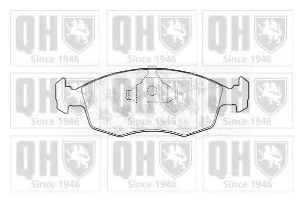 Комплект тормозных колодок, дисковый тормоз
