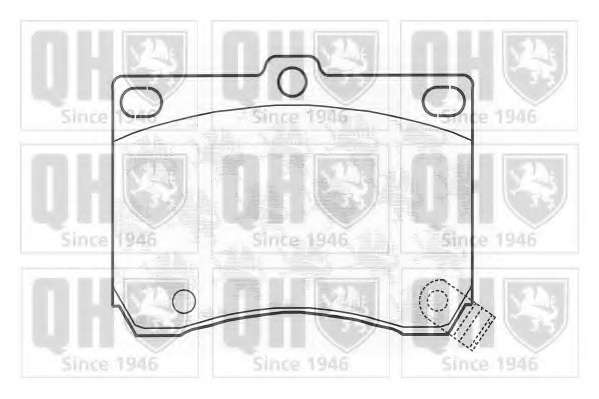 Комплект тормозных колодок, дисковый тормоз