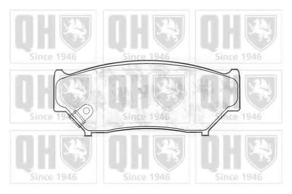 Комплект тормозных колодок, дисковый тормоз