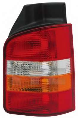 Фонарь задний Volkswagen T5 2003-2009 правый (2дверн.версия) оранжево-красный