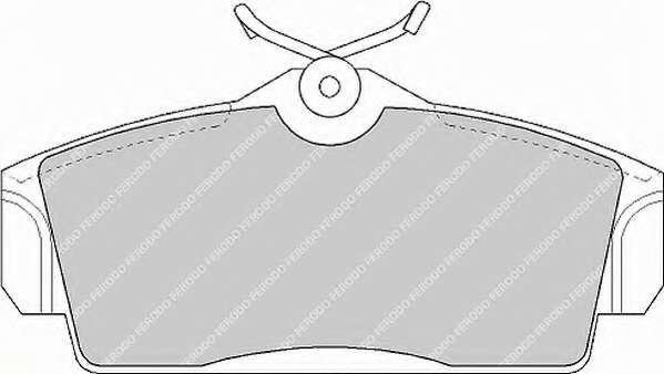 Комплект тормозных колодок, дисковый тормоз