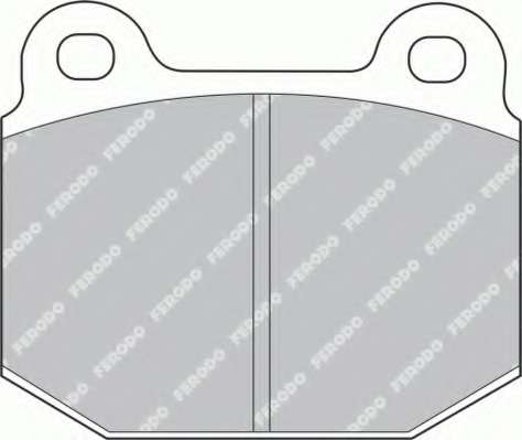 Комплект тормозных колодок, дисковый тормоз