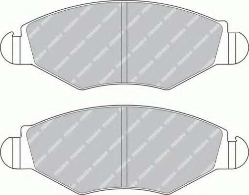 Комплект тормозных колодок, дисковый тормоз