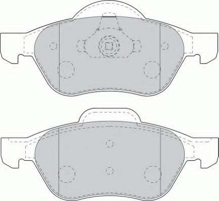 Комплект тормозных колодок, дисковый тормоз