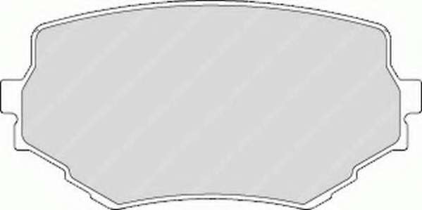 Комплект тормозных колодок, дисковый тормоз