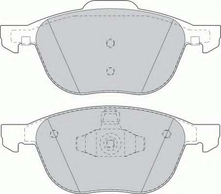 Комплект тормозных колодок, дисковый тормоз