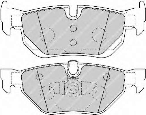 Комплект тормозных колодок, дисковый тормоз