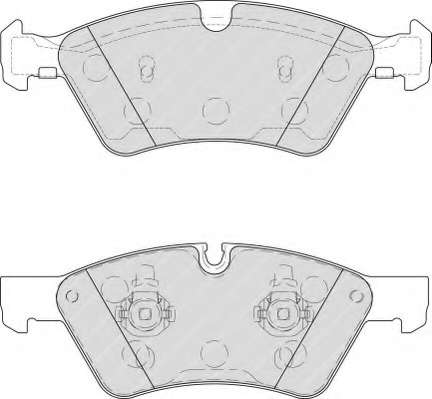 Комплект тормозных колодок, дисковый тормоз