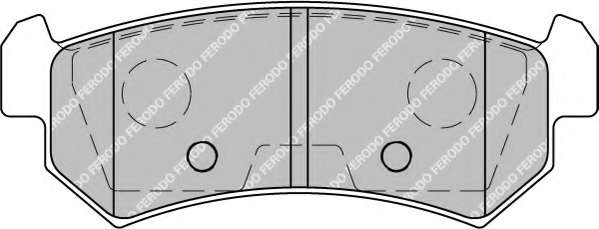 Комплект тормозных колодок, дисковый тормоз