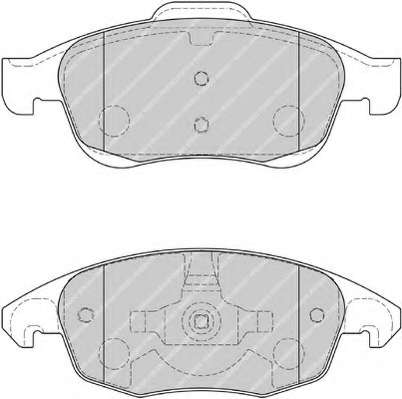 Комплект тормозных колодок, дисковый тормоз