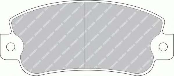 Комплект тормозных колодок, дисковый тормоз