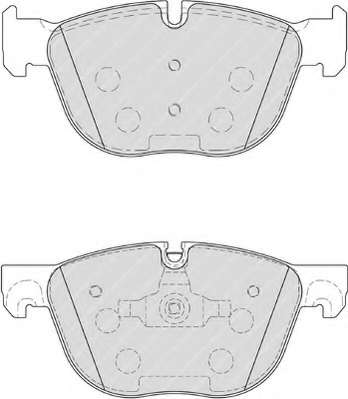 Комплект тормозных колодок, дисковый тормоз