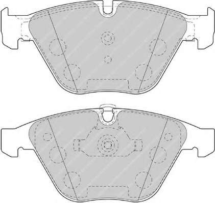 Комплект тормозных колодок, дисковый тормоз