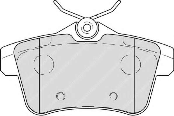 Комплект тормозных колодок, дисковый тормоз