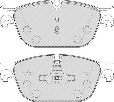 Комплект тормозных колодок, дисковый тормоз