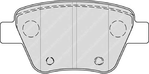 Комплект тормозных колодок, дисковый тормоз