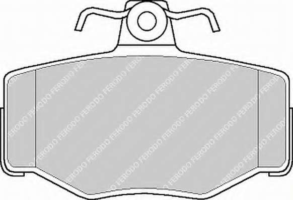Комплект тормозных колодок, дисковый тормоз