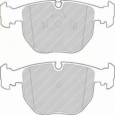 Комплект тормозных колодок, дисковый тормоз