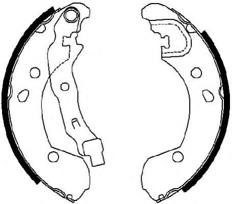 Комплект тормозных колодок