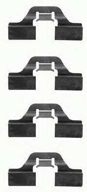 Комплектующие, колодки дискового тормоза