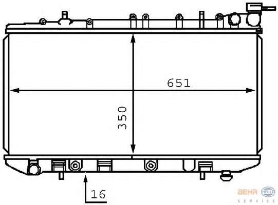 Радиатор, охлаждение двигателя