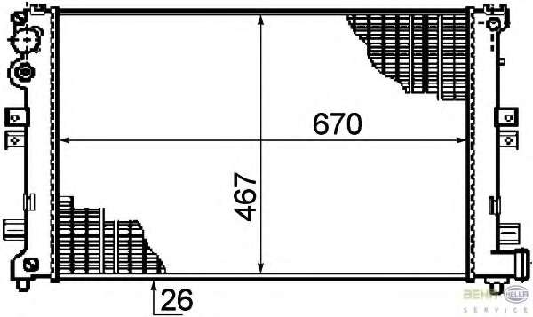 Радиатор, охлаждение двигателя