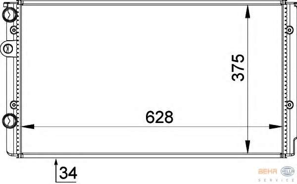 Радиатор, охлаждение двигателя