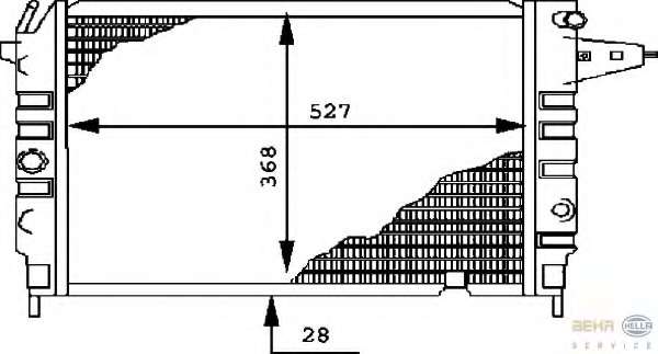 Радиатор, охлаждение двигателя