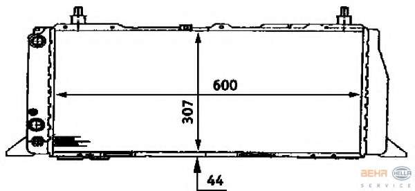 Радиатор, охлаждение двигателя